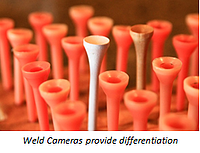 Weld Cameras provide differentiation.