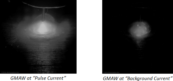 GMAW in Pulse Current & Background Current