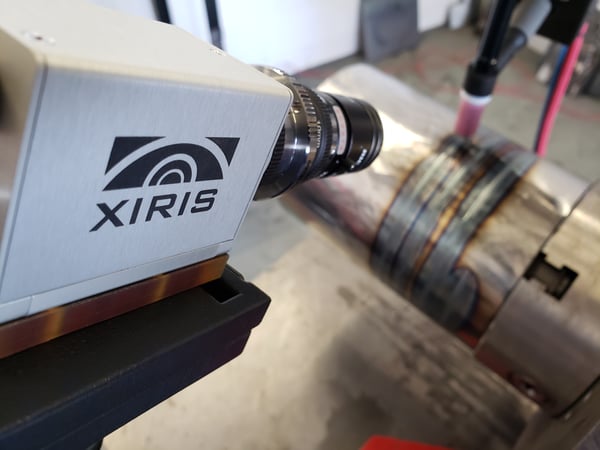 XVC-1000 weld camera setup to capture a weld