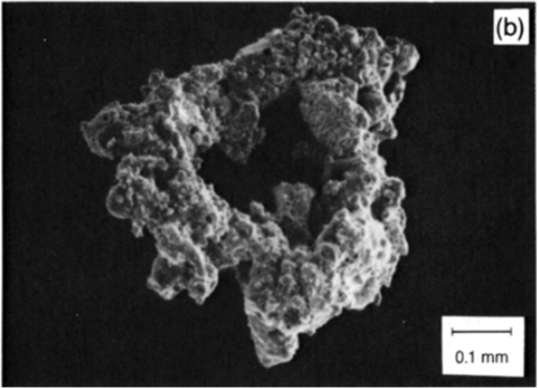B - Lunar dust material (regolith agglutinates) brought by Apollo 11 mission