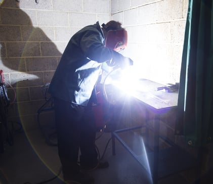 Welding in the classroom 