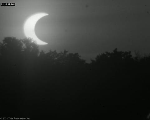 Weld Camera Image of Eclipse