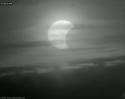 Weld Camera Image of Eclipse