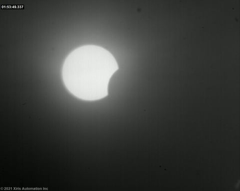 Weld Camera Image of Eclipse