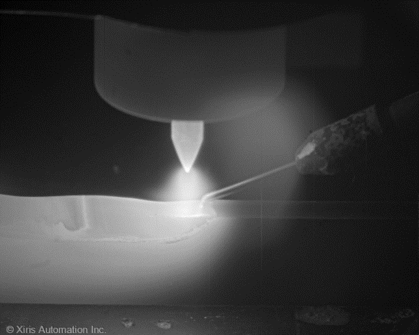 Figure 1 Thermal Image of a TIG Weld