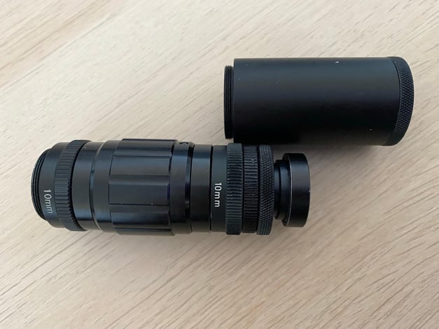 extended lens for focal distance