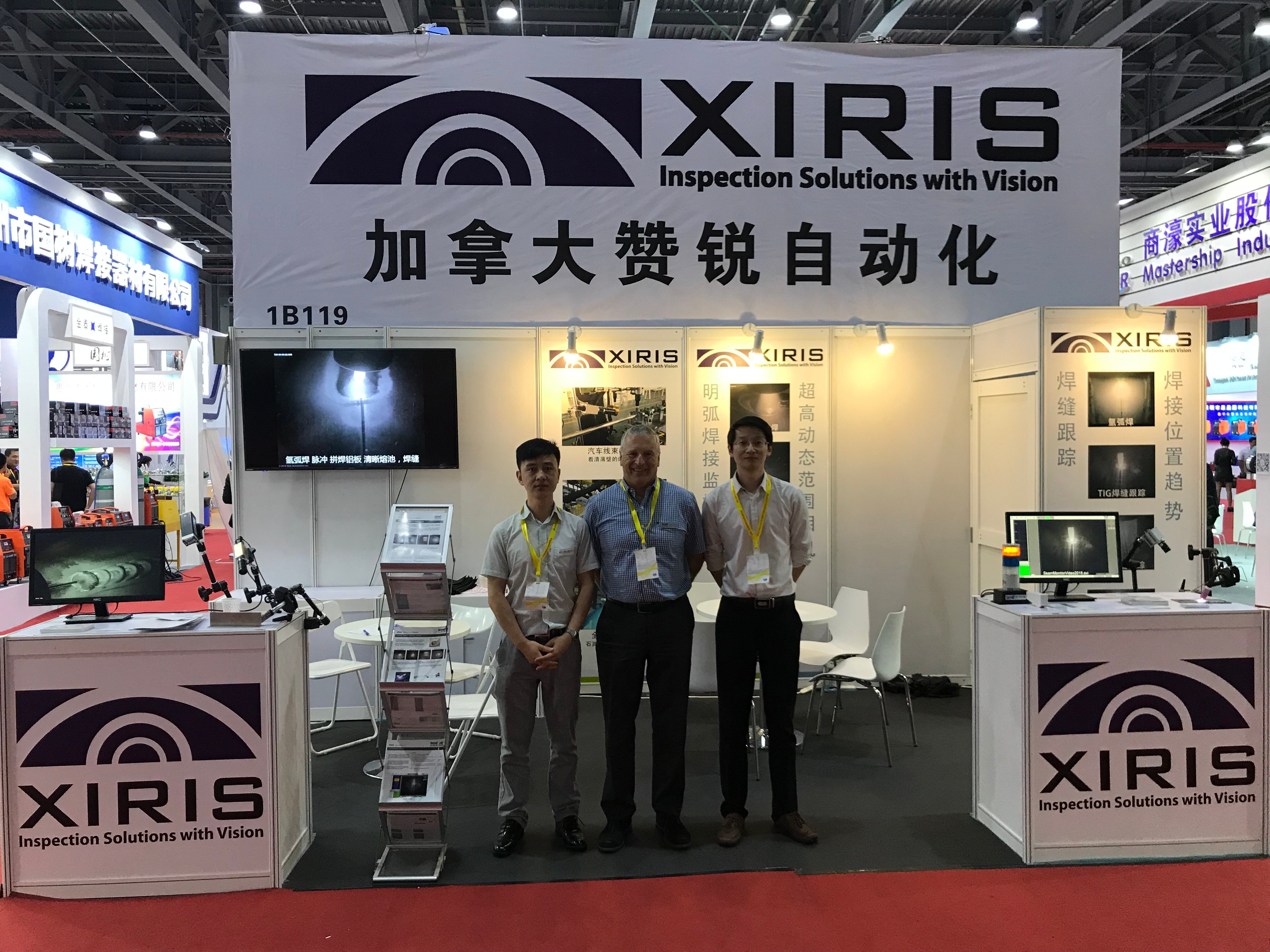 Xiris Tradeshow Booth at Beijing Essen Welding and Cutting Fair. 