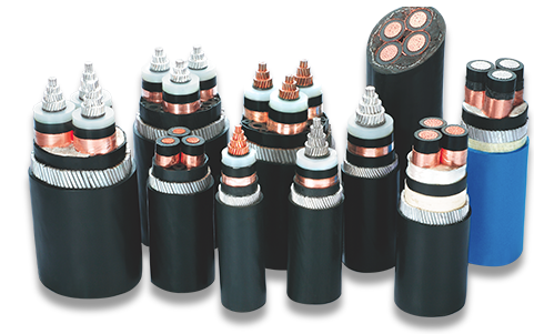 Various High Voltage Cable Samples